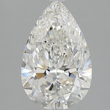 2.5 Carat Pear - Natural Diamond - 2.5 - H - SI2 - VG - EX - EX