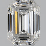 1 Carat Emerald - Natural Diamond - 0.91 - E - SI1 - EX - VG
