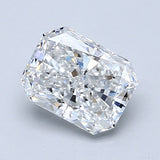 1 Carat Radiant - Natural Diamond - 1.3 - E - VS2 - VG - EX - EX