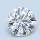 2 Carat Round - Natural Diamond - 2.01 - G - SI1 - VG - VG - VG