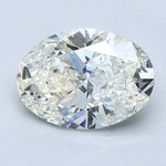 2 Carat Oval Cut Natural Diamond - J VVS2 - 2.02ct - EX Cut Grade