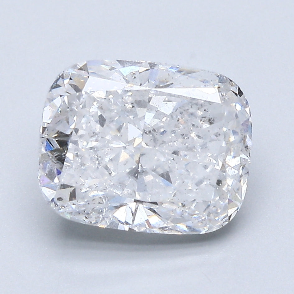 3 Carat Cushion Cut Natural Diamond - D I1 - 3.27ct - VG Cut Grade