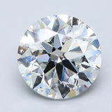 5 Carat Round - Natural Diamond - 5.01 - E - SI2 - EX - EX - EX