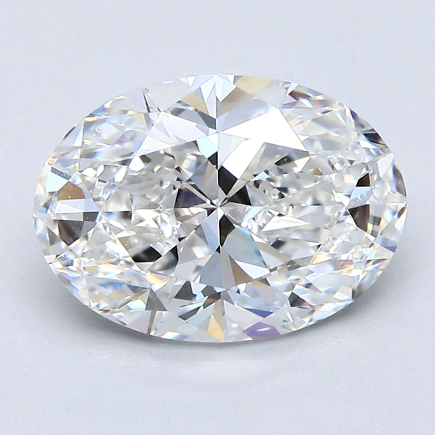 2.5 Carat Oval Cut Natural Diamond - F VS1 - 2.52ct - EX Cut Grade
