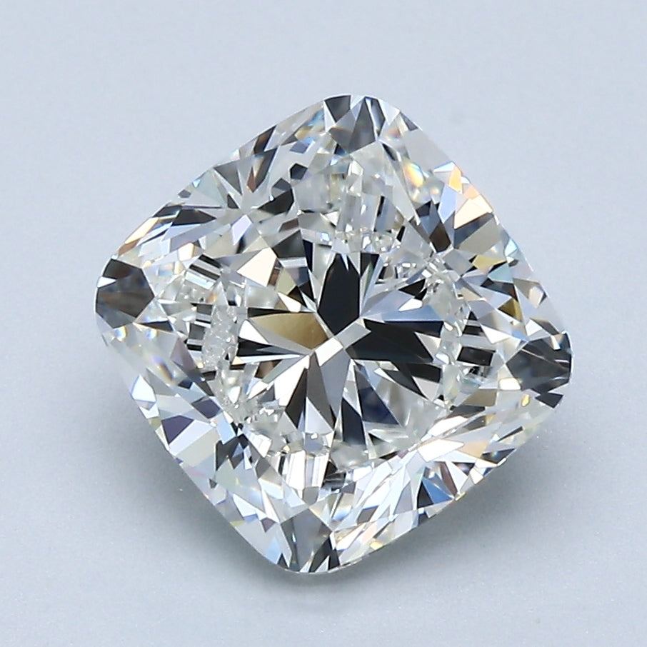 3 Carat Cushion Cut Natural Diamond - H VS1 - 3.01ct - EX Cut Grade