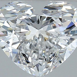 1.5 Carat Heart - Natural Diamond - 1.65 - D - VS2 - VG - EX - VG