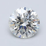 2 Carat Round - Natural Diamond - 2.03 - J - SI1 - EX - EX - EX