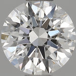 1/2 Carat Round Cut Natural Diamond - E VVS1 - 0.58ct - EX Cut Grade