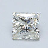 1 Carat Princess - Natural Diamond - 1.21 - K - SI2 - VG - G - f