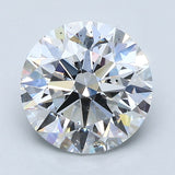 3 Carat Round - Natural Diamond - 3.01 - D - SI2 - EX - EX - EX