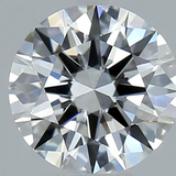 1 Carat Round - Natural Diamond - 1.07 - F - VS1 - EX - EX - EX