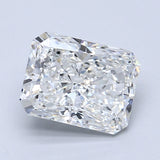 2 Carat Radiant - Natural Diamond - 2.01 - F - VVS2 - EX - EX - EX