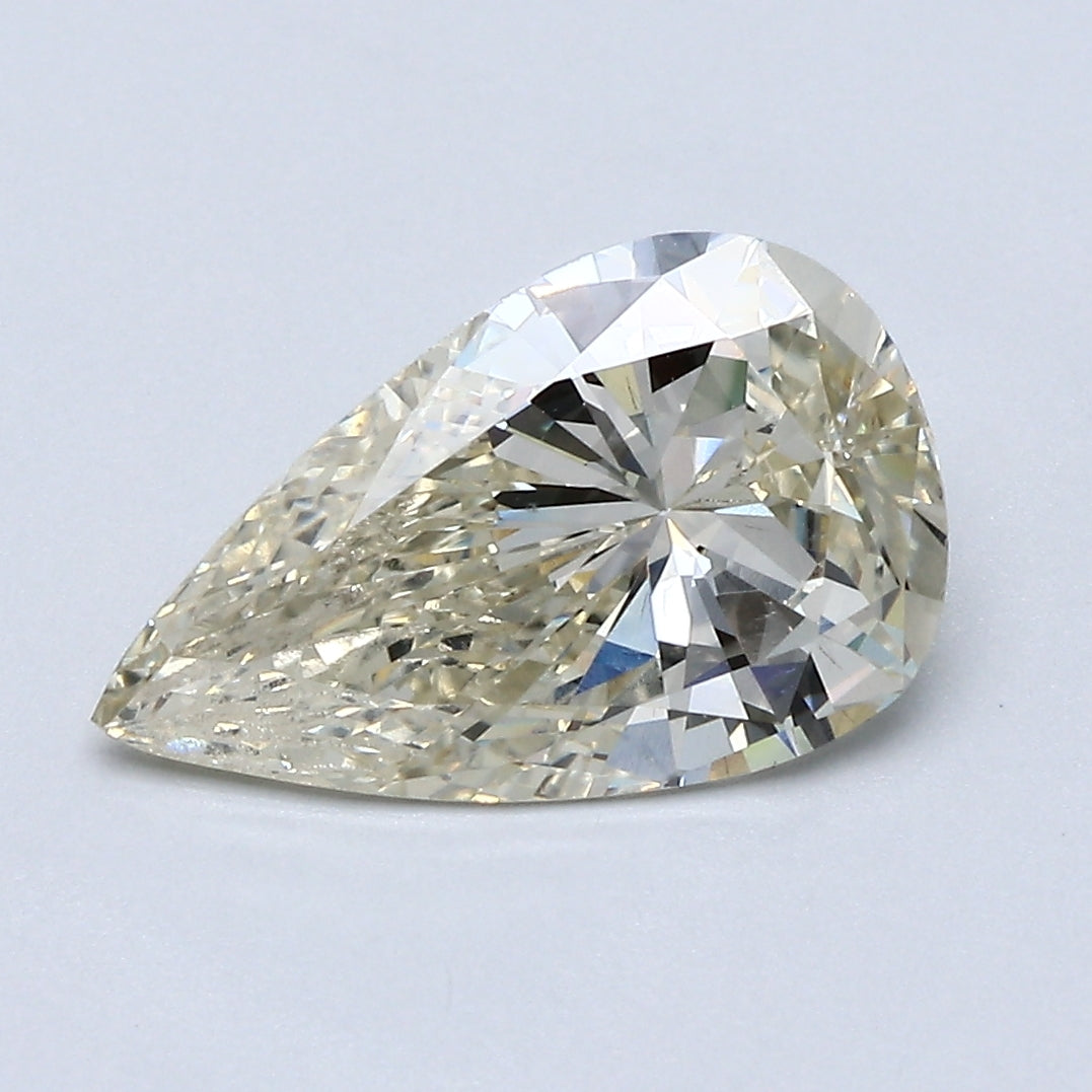 2 Carat Pear Cut Natural Diamond - N VS1 - 2.1ct - VG Cut Grade