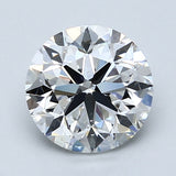 2 Carat Round - Natural Diamond - 2.01 - F - SI1 - VG - VG - VG