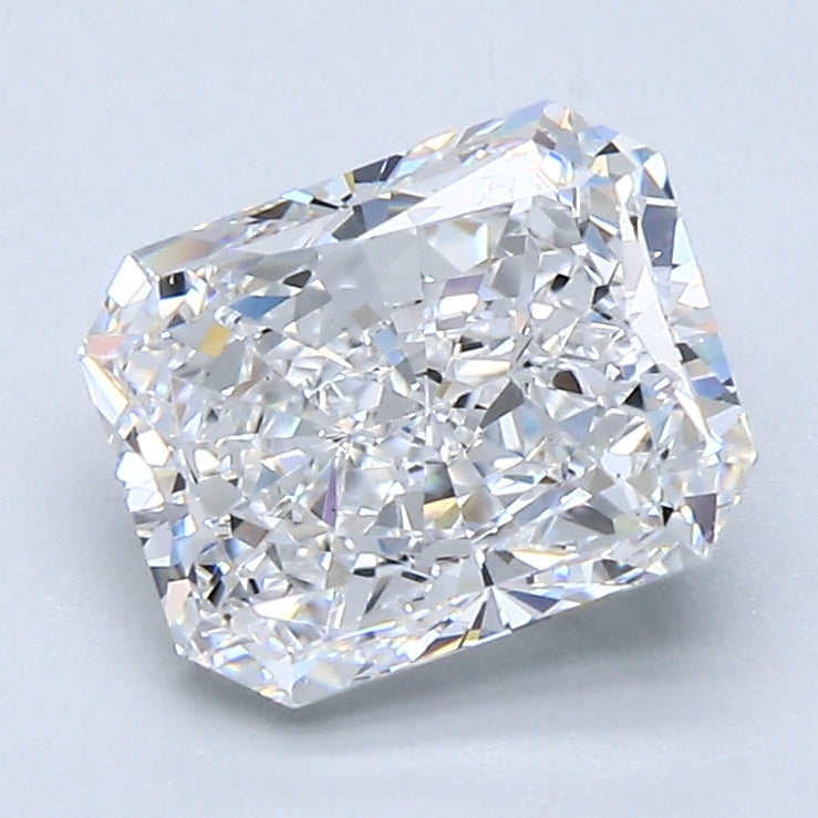 2 Carat Radiant Cut Natural Diamond - E VS2 - 2.01ct - VG Cut Grade