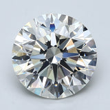 4.5 Carat Round - Natural Diamond - 4.52 - H - VVS2 - EX - EX - EX