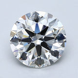 2 Carat Round - Natural Diamond - 1.81 - H - SI1 - EX - EX - EX