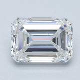 2.5 Carat Emerald - Natural Diamond - 2.51 - D - VS2 - VG - EX - EX