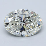 3 Carat Oval - Natural Diamond - 3.02 - I - SI2 - VG - EX - EX