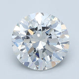2 Carat Round - Natural Diamond - 2.01 - G - SI2 - VG - EX - VG