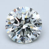 4 Carat Round - Natural Diamond - 4.2 - I - VS2 - EX - EX - EX