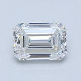 1 Carat Emerald - Natural Diamond - 1.2 - E - VVS2 - EX - EX