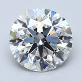 2.5 Carat Round - Natural Diamond - 2.5 - E - SI1 - EX - EX - EX