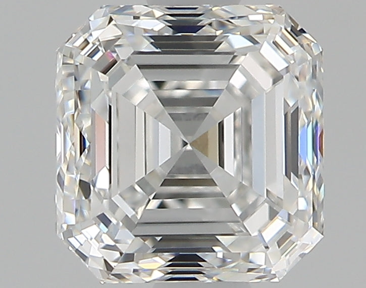 1 Carat Asscher Cut Natural Diamond - F VS1 - 1.2ct - G Cut Grade