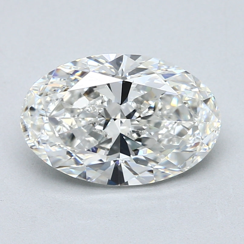 2.5 Carat Oval Cut Natural Diamond - F IF - 2.6ct - VG Cut Grade