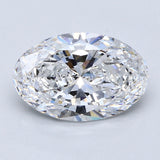 2.5 Carat Oval - Natural Diamond - 2.55 - D - VS2 - EX - EX