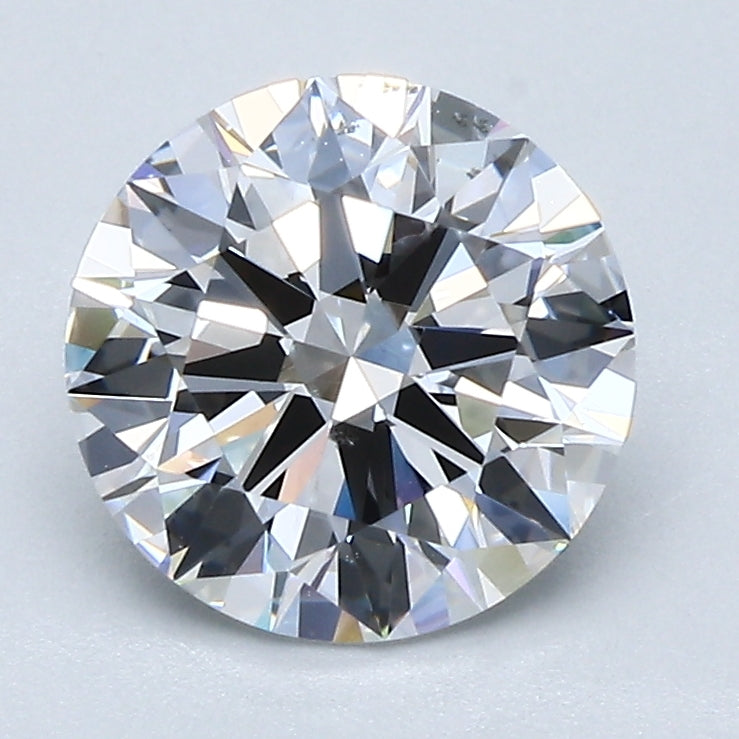 1 Carat Round Cut Natural Diamond - D SI1 - 0.91ct - EX Cut Grade
