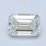 2 Carat Emerald - Natural Diamond - 2.01 - I - VS1 - EX - EX