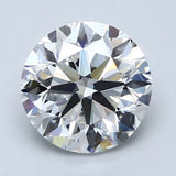 2.5 Carat Round - Natural Diamond - 2.5 - I - VS2 - EX - EX - EX