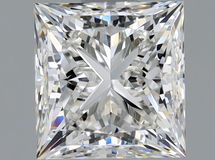 1 Carat Princess Cut Natural Diamond - G VVS2 - 1.31ct - EX Cut Grade