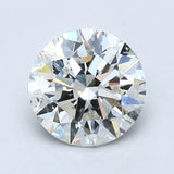 1.5 Carat Round - Natural Diamond - 1.7 - I - SI2 - EX - EX - EX