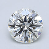 2 Carat Round - Natural Diamond - 2.01 - I - SI2 - EX - EX - EX