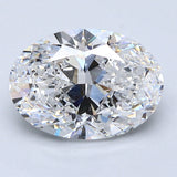 2.5 Carat Oval Cut Natural Diamond - F SI1 - 2.5ct - VG Cut Grade