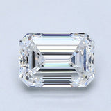 1.5 Carat Emerald - Natural Diamond - 1.43 - E - VVS2 - EX - EX