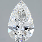 2 Carat Pear Shape Cut Natural Diamond - D VS2 - 2.01ct - VG Cut Grade