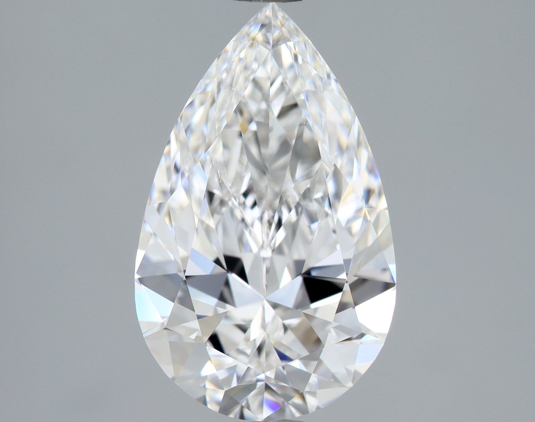 2 Carat Pear Shape Cut Natural Diamond - D VS2 - 2.01ct - VG Cut Grade