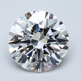 2 Carat Round - Natural Diamond - 1.91 - F - VVS2 - EX - EX - EX