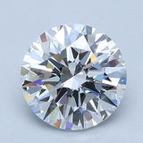 2 Carat Round - Natural Diamond - 2.01 - D - IF - EX - EX - EX