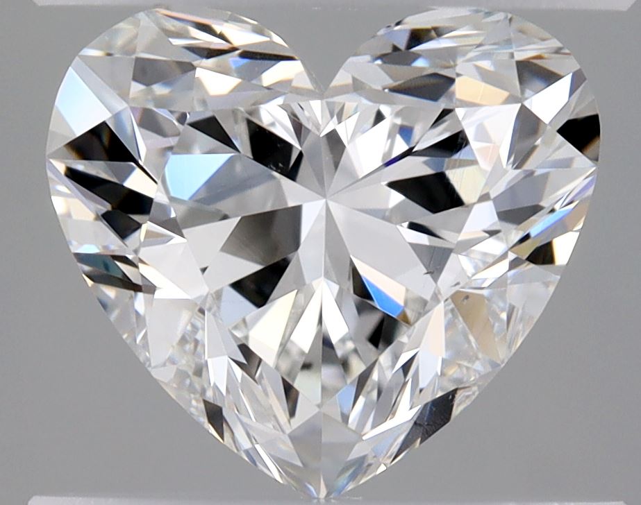 2 Carat Heart Shape Cut Natural Diamond - F VS2 - 2.02ct - VG Cut Grade