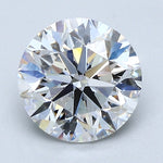 2 Carat Round Cut Natural Diamond - G VS2 - 2.0ct - VG Cut Grade