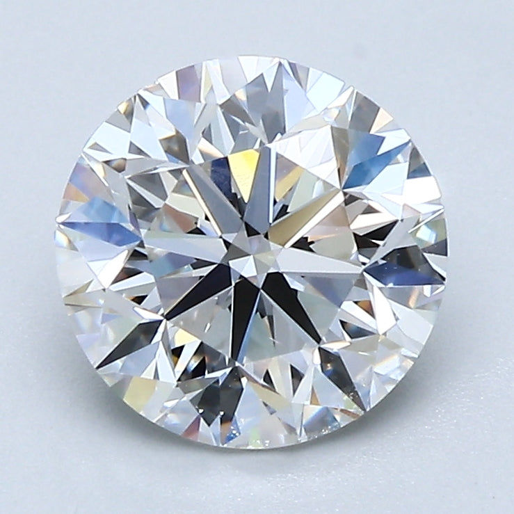 2 Carat Round Cut Natural Diamond - G VS2 - 2.0ct - VG Cut Grade