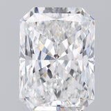 5 Carat Radiant - Natural Diamond - 5.02 - F - SI1 - EX - EX - VG