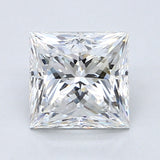 2.5 Carat Princess - Natural Diamond - 2.5 - E - VS2 - EX - EX - EX