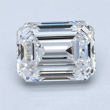 1.5 Carat Emerald Cut Natural Diamond - E VVS2 - 1.5ct - VG Cut Grade
