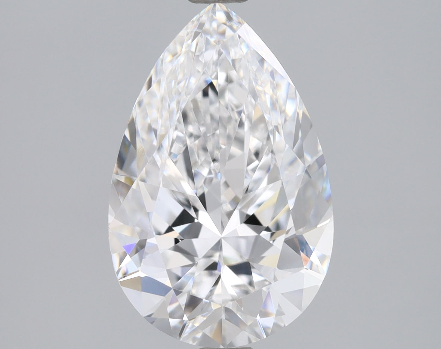 2 Carat Pear Shape Cut Natural Diamxond - D VVS2 - 2.01ct - VG Cut Grade