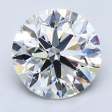 2.5 Carat Round - Natural Diamond - 2.5 - G - VS2 - EX - EX - VG